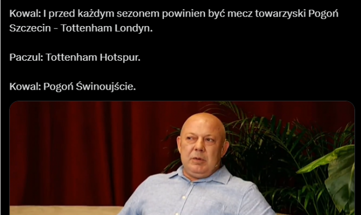 Tak Kowal nazywa POGOŃ i TOTTENHAM xD
